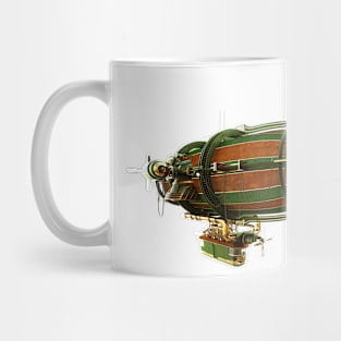 Fantasy steampunk blimp Mug